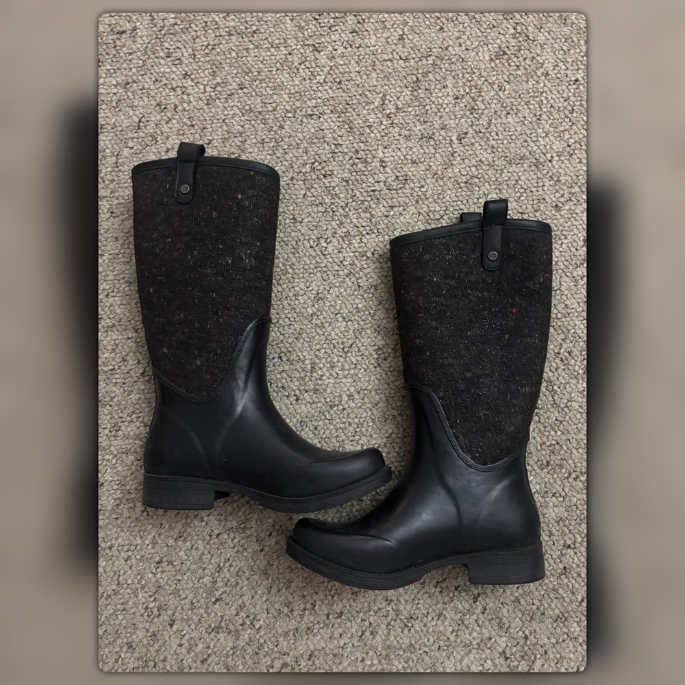 UGG Black Winter & Rain Boots